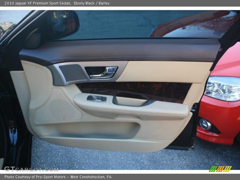 Ebony Black / Barley 2010 Jaguar XF Premium Sport Sedan