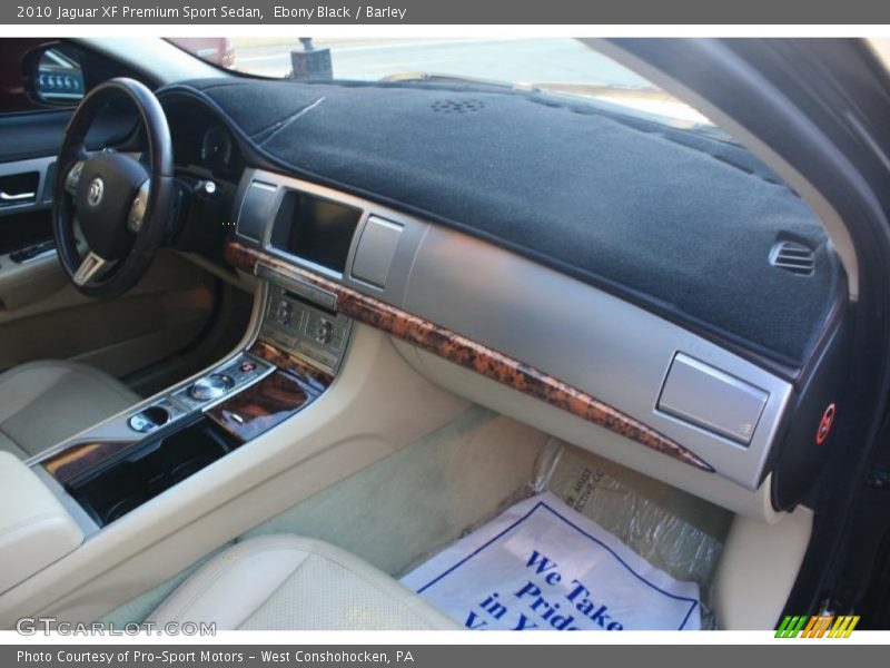 Ebony Black / Barley 2010 Jaguar XF Premium Sport Sedan