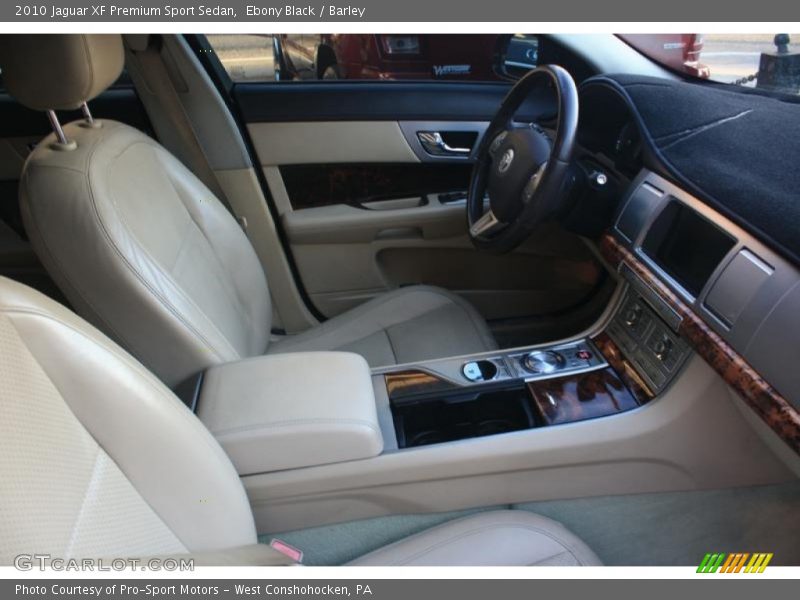 Ebony Black / Barley 2010 Jaguar XF Premium Sport Sedan