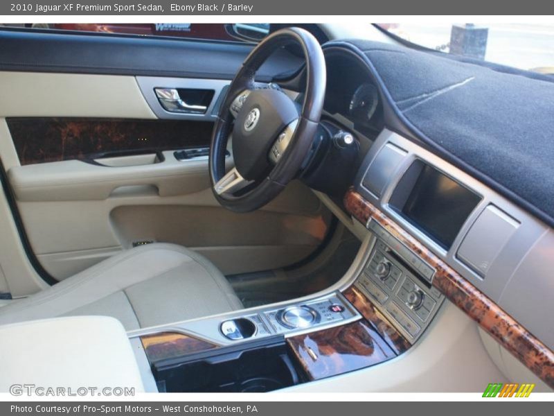 Ebony Black / Barley 2010 Jaguar XF Premium Sport Sedan