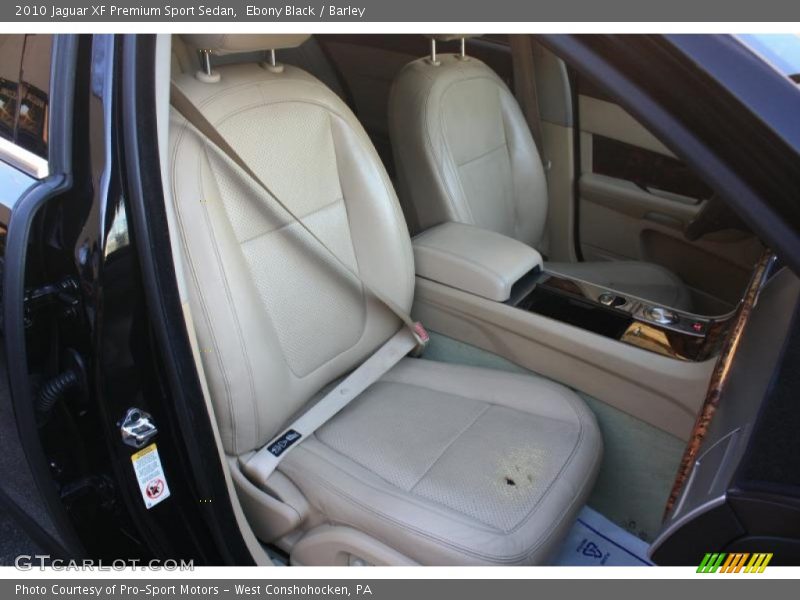 Ebony Black / Barley 2010 Jaguar XF Premium Sport Sedan