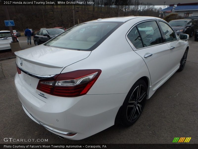White Orchid Pearl / Ivory 2017 Honda Accord Touring Sedan