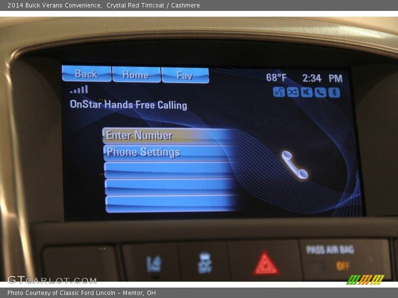 Crystal Red Tintcoat / Cashmere 2014 Buick Verano Convenience