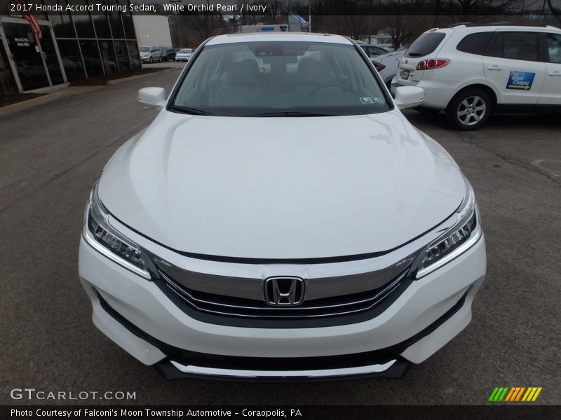 White Orchid Pearl / Ivory 2017 Honda Accord Touring Sedan