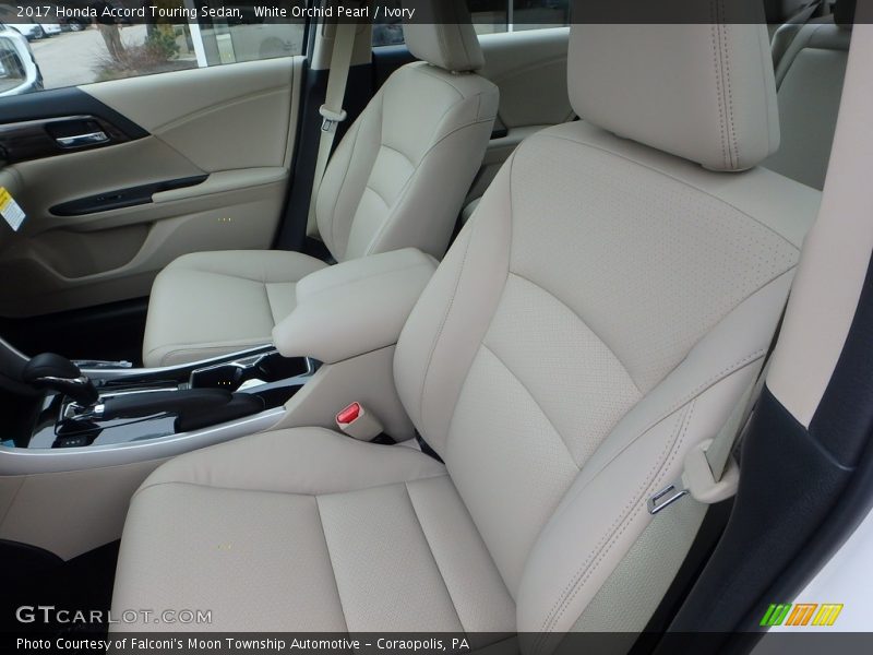 White Orchid Pearl / Ivory 2017 Honda Accord Touring Sedan