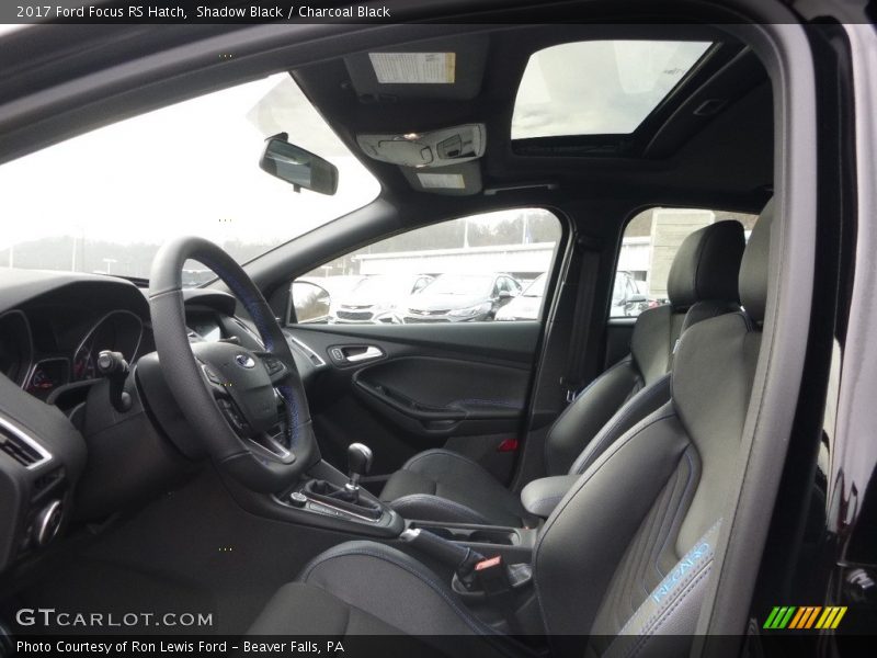 Front Seat of 2017 Focus RS Hatch