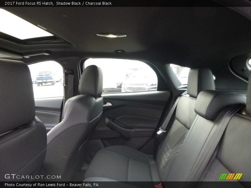 Rear Seat of 2017 Focus RS Hatch