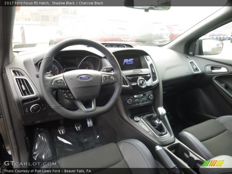  2017 Focus RS Hatch Charcoal Black Interior