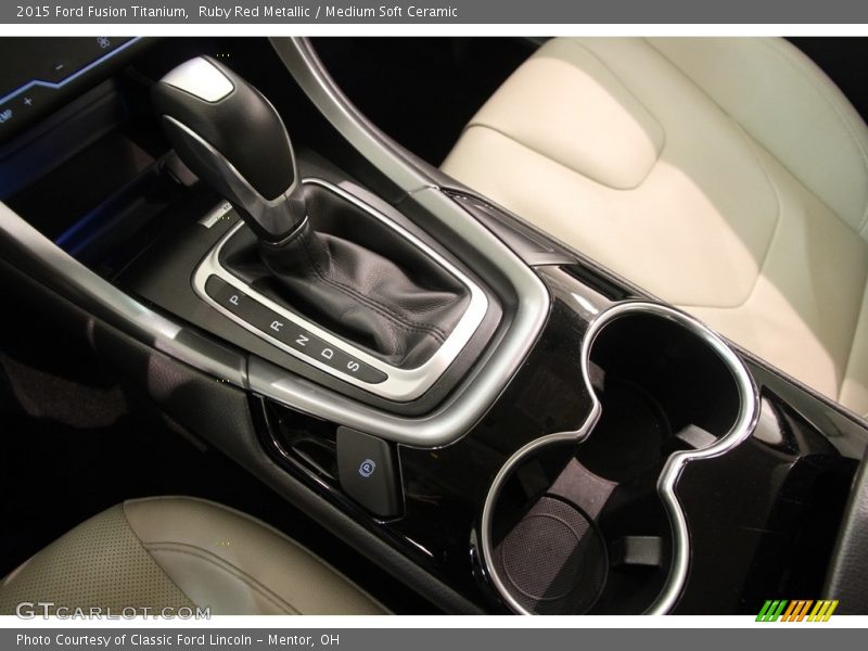 Ruby Red Metallic / Medium Soft Ceramic 2015 Ford Fusion Titanium