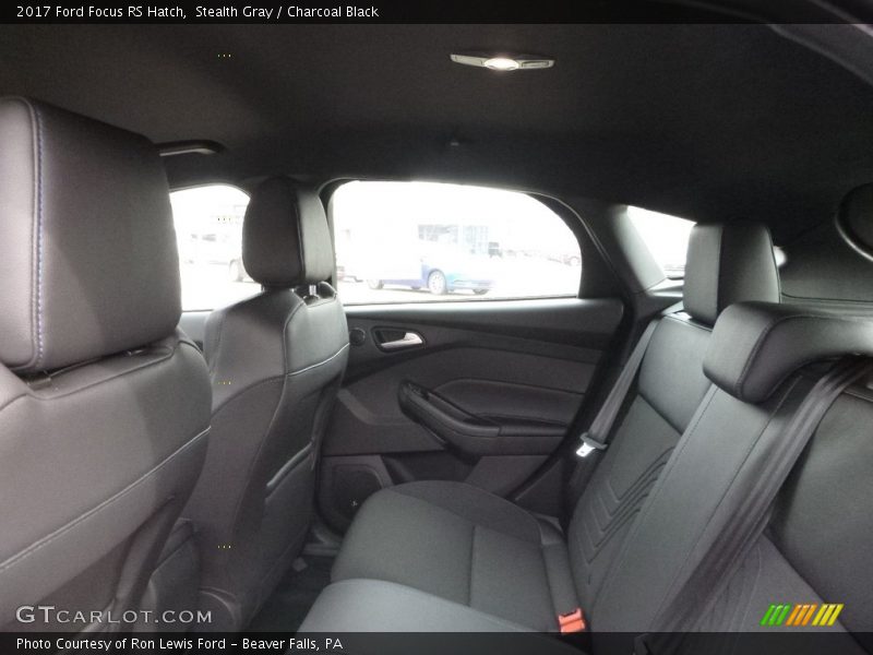 Rear Seat of 2017 Focus RS Hatch
