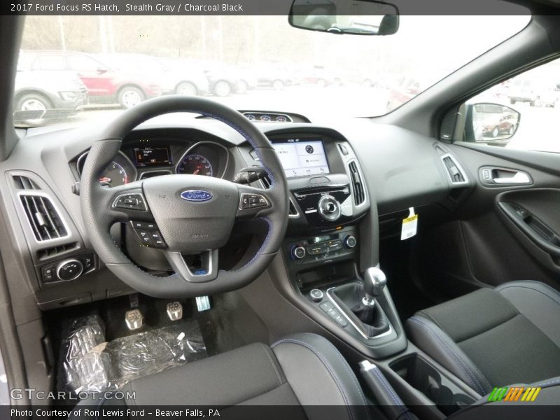  2017 Focus RS Hatch Charcoal Black Interior