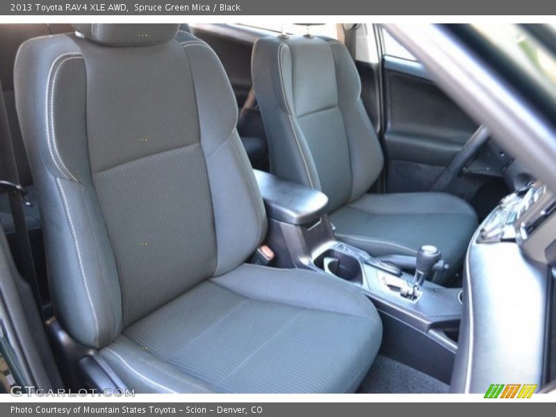 Spruce Green Mica / Black 2013 Toyota RAV4 XLE AWD