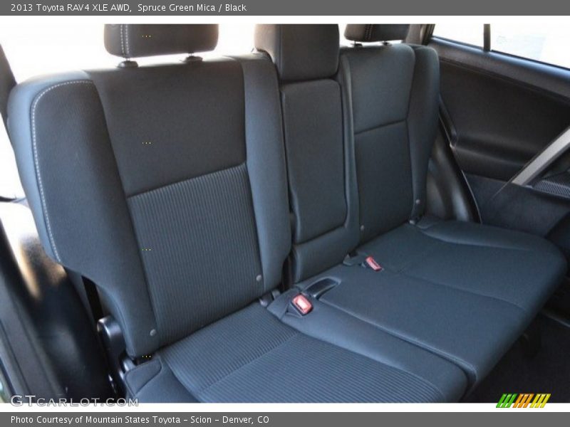 Spruce Green Mica / Black 2013 Toyota RAV4 XLE AWD