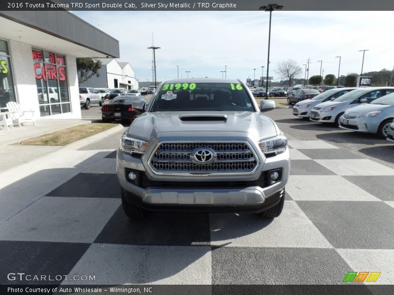 Silver Sky Metallic / TRD Graphite 2016 Toyota Tacoma TRD Sport Double Cab