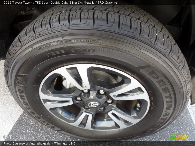 Silver Sky Metallic / TRD Graphite 2016 Toyota Tacoma TRD Sport Double Cab