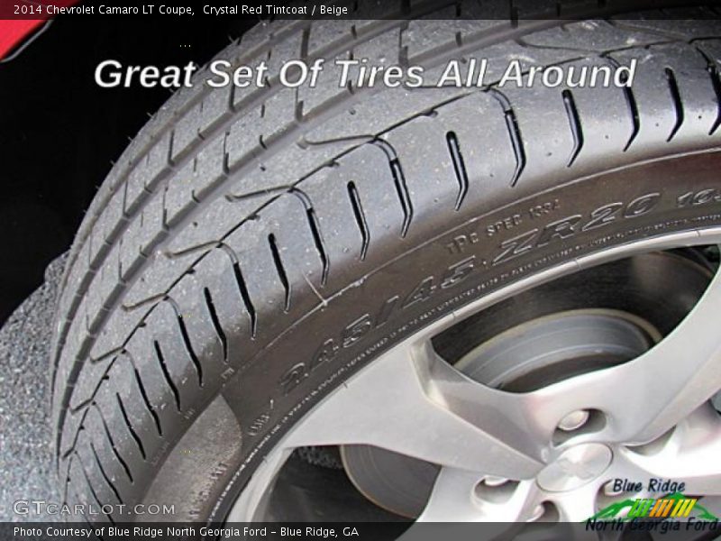Crystal Red Tintcoat / Beige 2014 Chevrolet Camaro LT Coupe