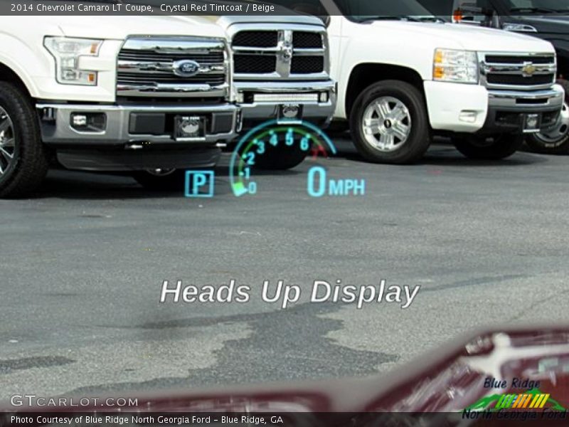 Crystal Red Tintcoat / Beige 2014 Chevrolet Camaro LT Coupe