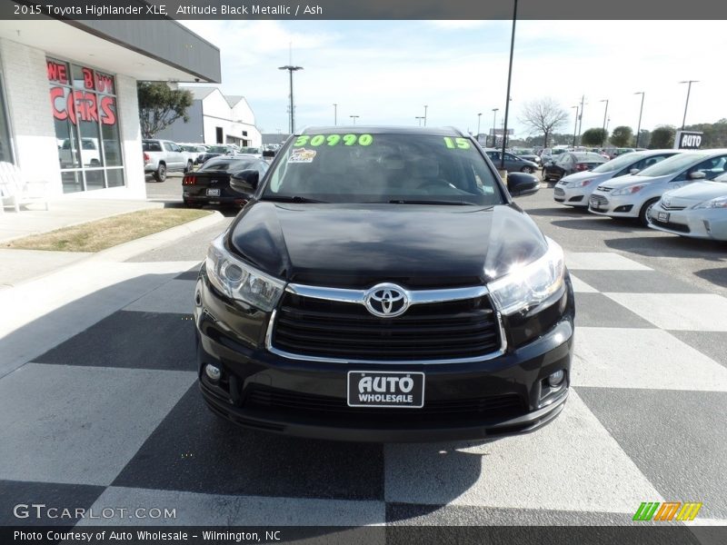 Attitude Black Metallic / Ash 2015 Toyota Highlander XLE
