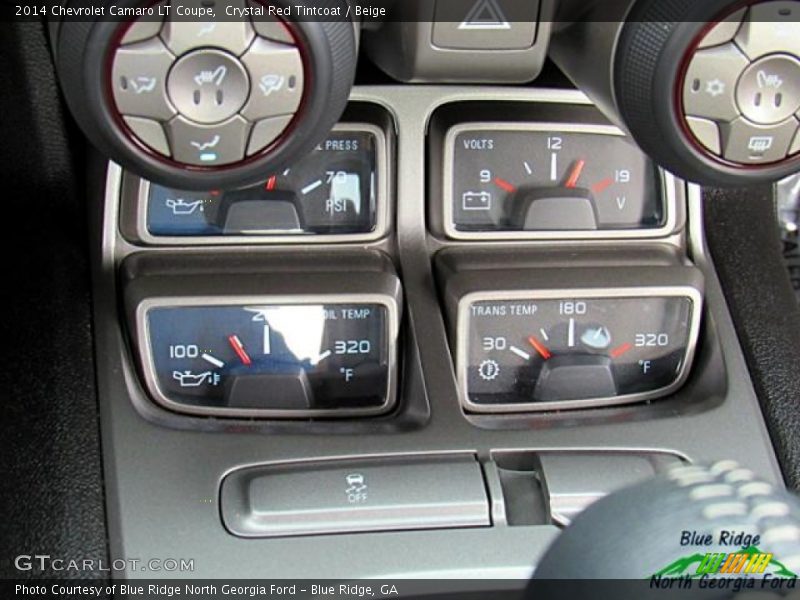Crystal Red Tintcoat / Beige 2014 Chevrolet Camaro LT Coupe