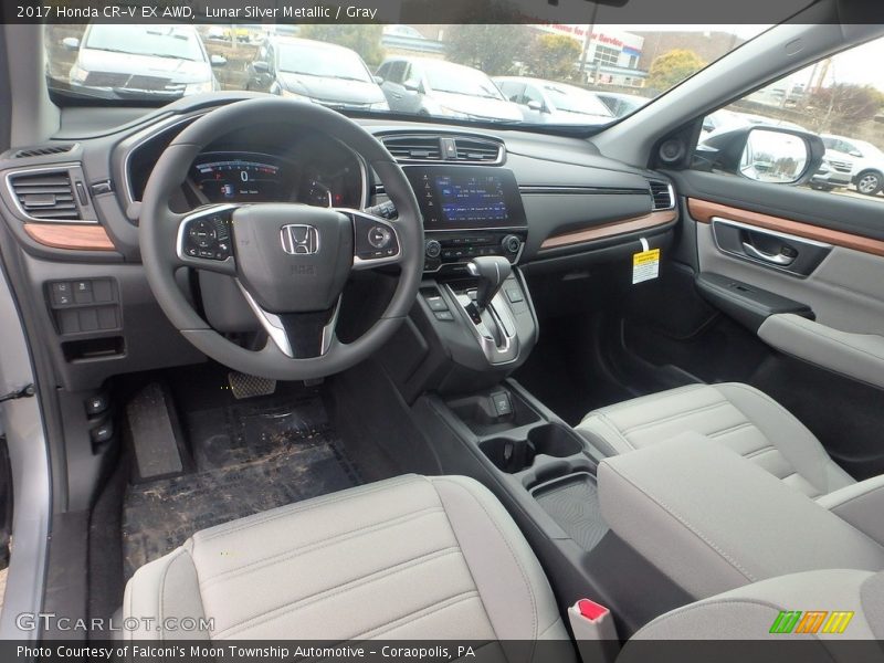  2017 CR-V EX AWD Gray Interior