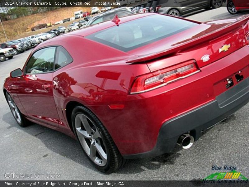 Crystal Red Tintcoat / Beige 2014 Chevrolet Camaro LT Coupe
