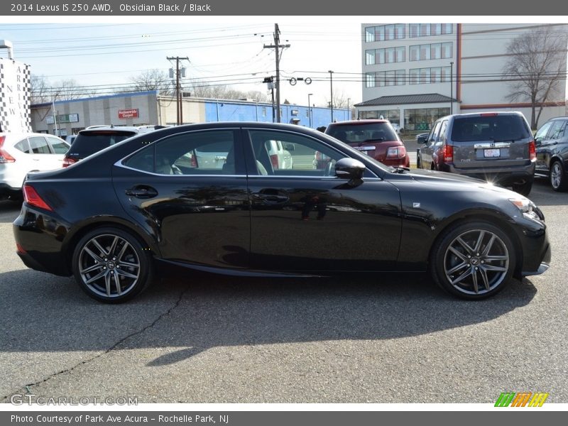 Obsidian Black / Black 2014 Lexus IS 250 AWD