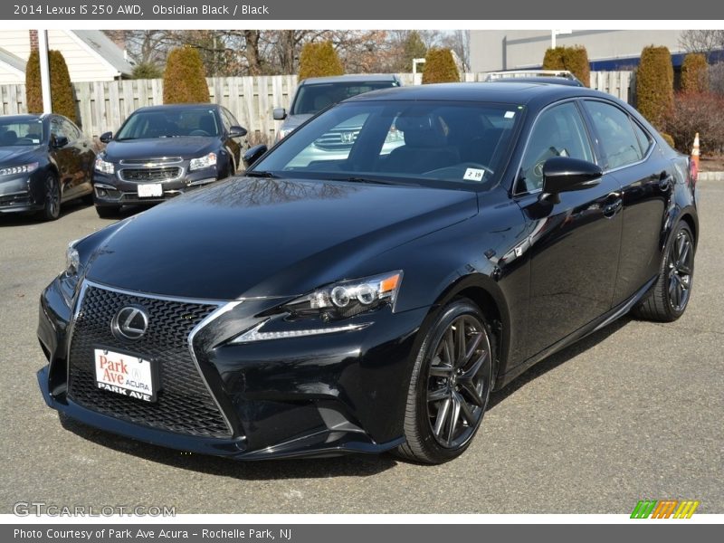 Obsidian Black / Black 2014 Lexus IS 250 AWD