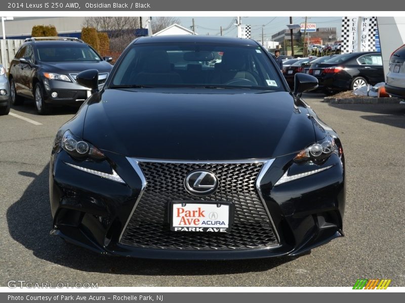 Obsidian Black / Black 2014 Lexus IS 250 AWD