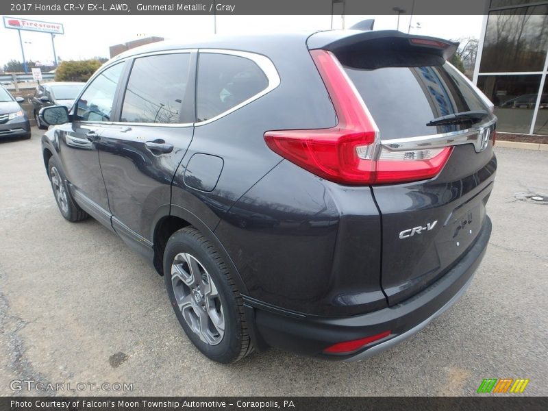 Gunmetal Metallic / Gray 2017 Honda CR-V EX-L AWD