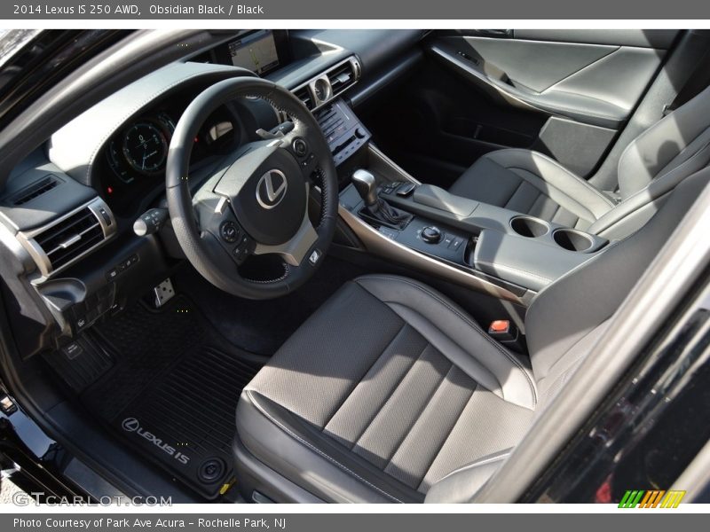 Obsidian Black / Black 2014 Lexus IS 250 AWD