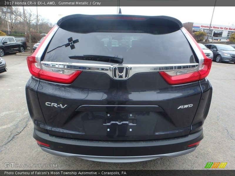 Gunmetal Metallic / Gray 2017 Honda CR-V EX-L AWD
