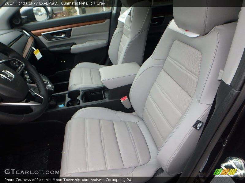 Gunmetal Metallic / Gray 2017 Honda CR-V EX-L AWD