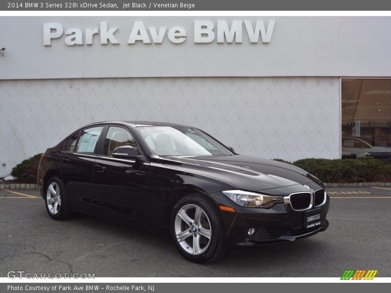 Jet Black / Venetian Beige 2014 BMW 3 Series 328i xDrive Sedan