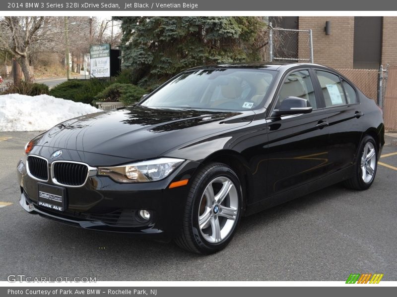 Jet Black / Venetian Beige 2014 BMW 3 Series 328i xDrive Sedan