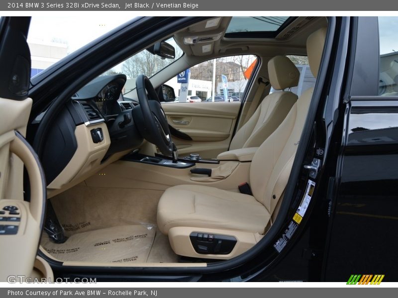 Jet Black / Venetian Beige 2014 BMW 3 Series 328i xDrive Sedan