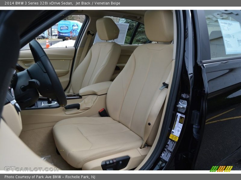 Jet Black / Venetian Beige 2014 BMW 3 Series 328i xDrive Sedan