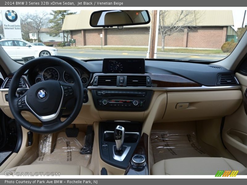 Jet Black / Venetian Beige 2014 BMW 3 Series 328i xDrive Sedan