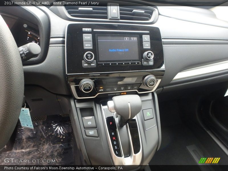 White Diamond Pearl / Ivory 2017 Honda CR-V LX AWD