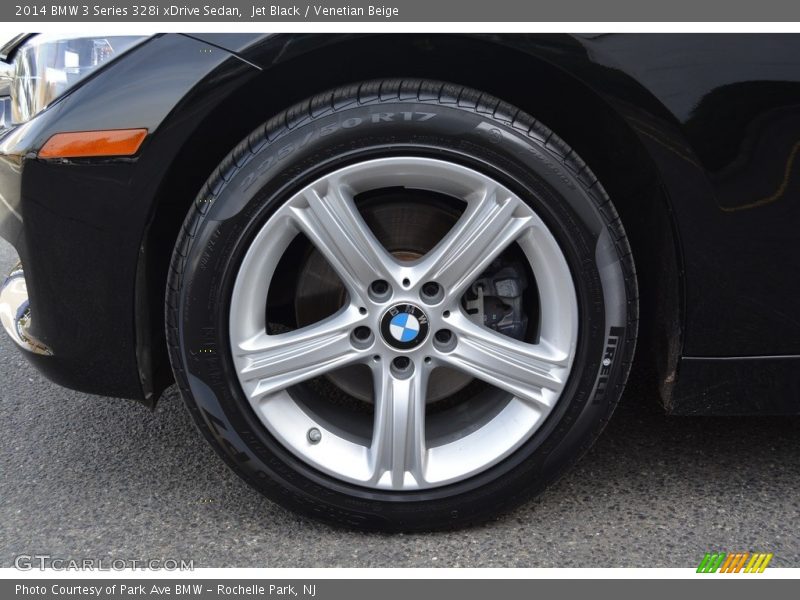 Jet Black / Venetian Beige 2014 BMW 3 Series 328i xDrive Sedan