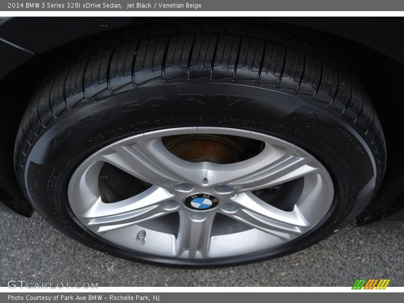 Jet Black / Venetian Beige 2014 BMW 3 Series 328i xDrive Sedan