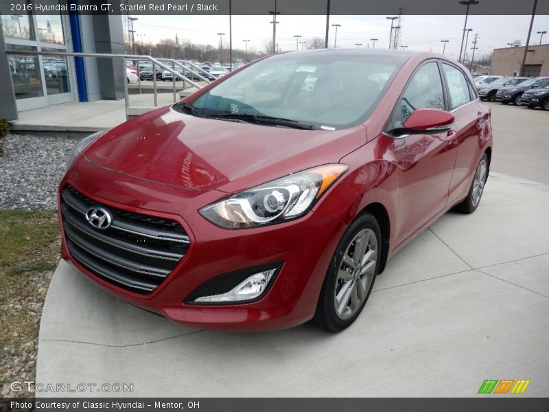 Scarlet Red Pearl / Black 2016 Hyundai Elantra GT