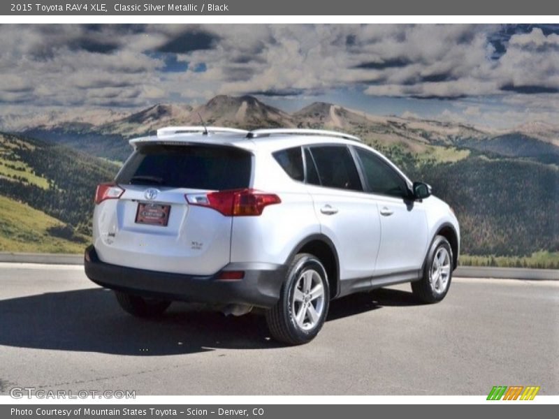 Classic Silver Metallic / Black 2015 Toyota RAV4 XLE