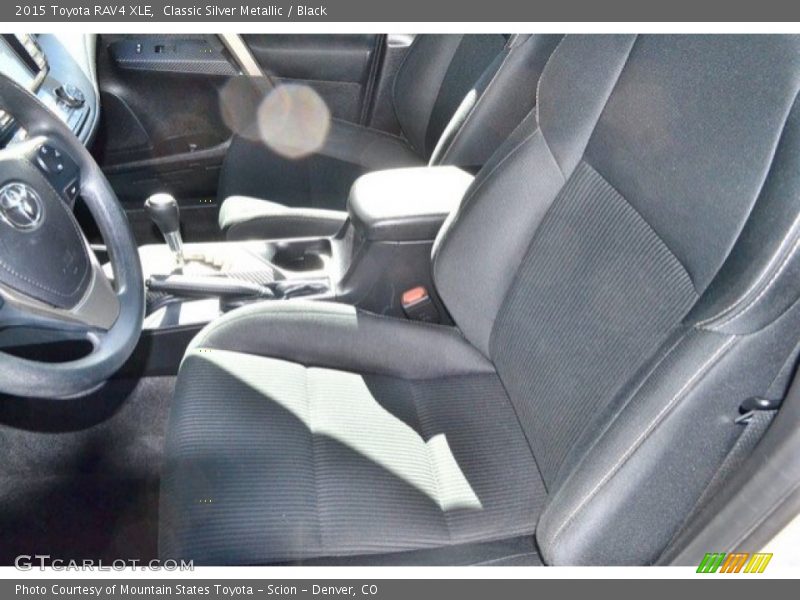 Classic Silver Metallic / Black 2015 Toyota RAV4 XLE