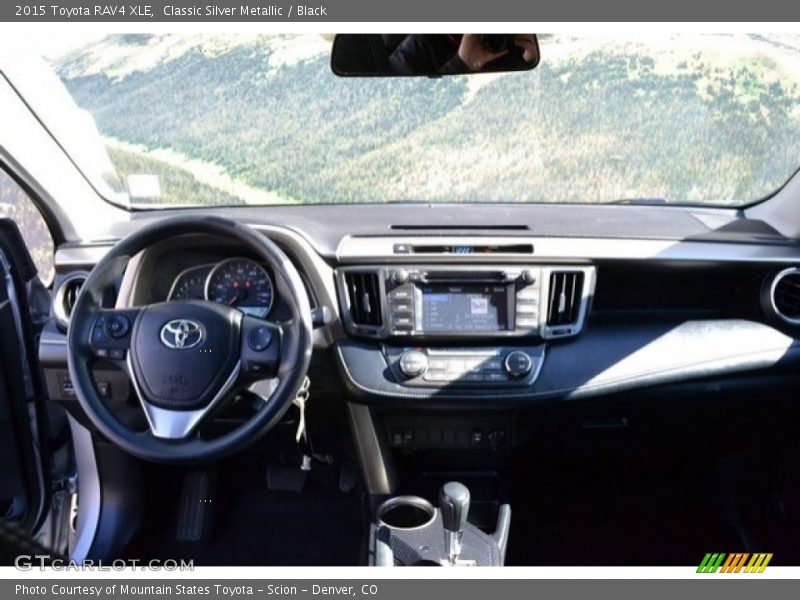 Classic Silver Metallic / Black 2015 Toyota RAV4 XLE
