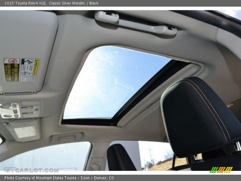 Classic Silver Metallic / Black 2015 Toyota RAV4 XLE