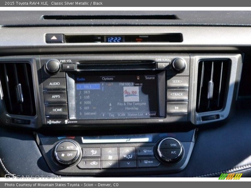 Classic Silver Metallic / Black 2015 Toyota RAV4 XLE
