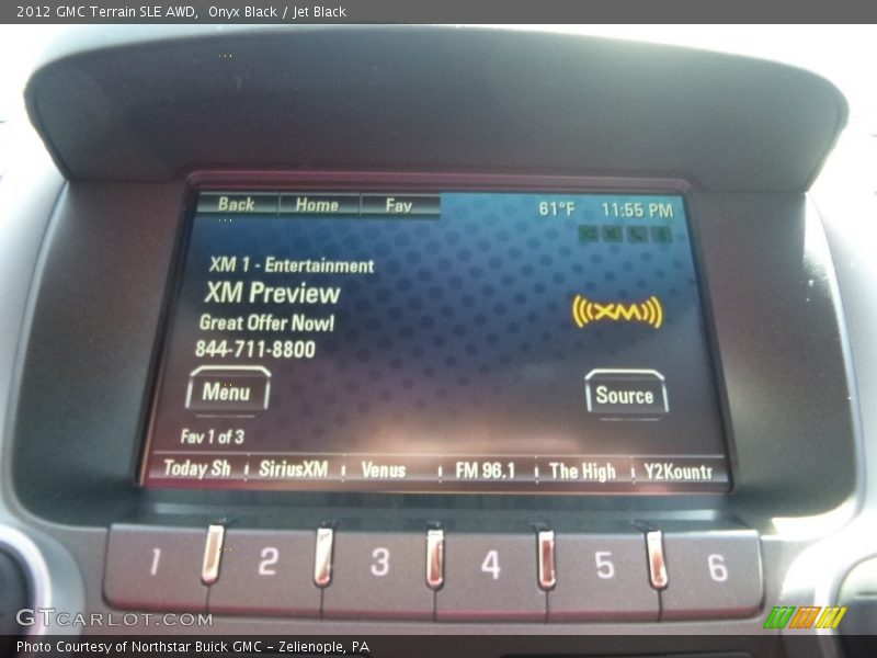 Onyx Black / Jet Black 2012 GMC Terrain SLE AWD