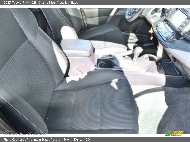 Classic Silver Metallic / Black 2015 Toyota RAV4 XLE
