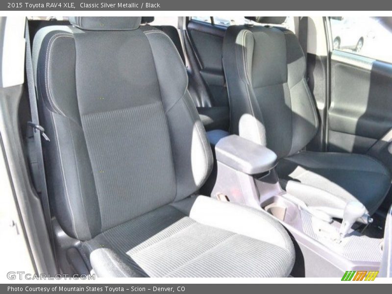 Classic Silver Metallic / Black 2015 Toyota RAV4 XLE