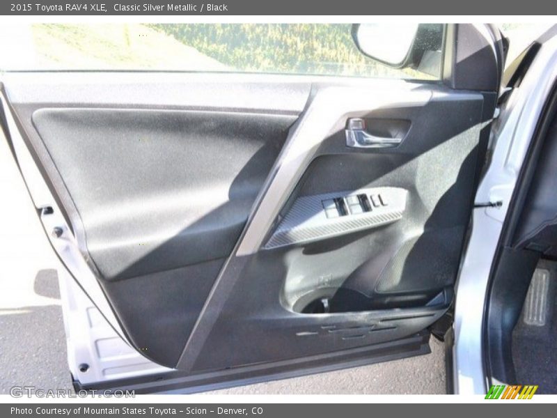 Classic Silver Metallic / Black 2015 Toyota RAV4 XLE